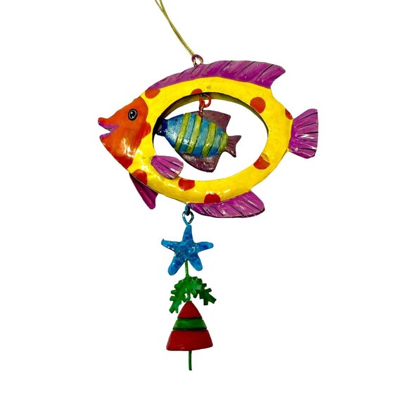 Tropical Fish Christmas Ornaments - Set of‎ 3 Colorful  Ornaments - Picture 4 of 6